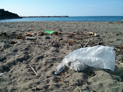  Nicht wenige der genutzten Plastiktüten landen am Ende im Meer – eine unglaubliche Umweltverschmutzung (Bild: Sebastian Kauer/Flickr).